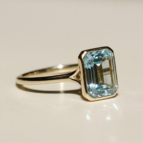 50ct emerald cut - cut, aquamarine