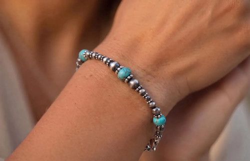 Kingman turquoise bracelet - kingman,
